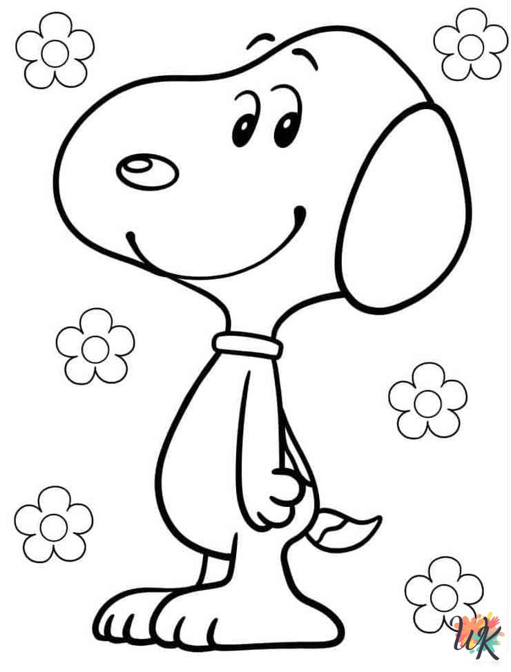 fun Peanuts coloring pages