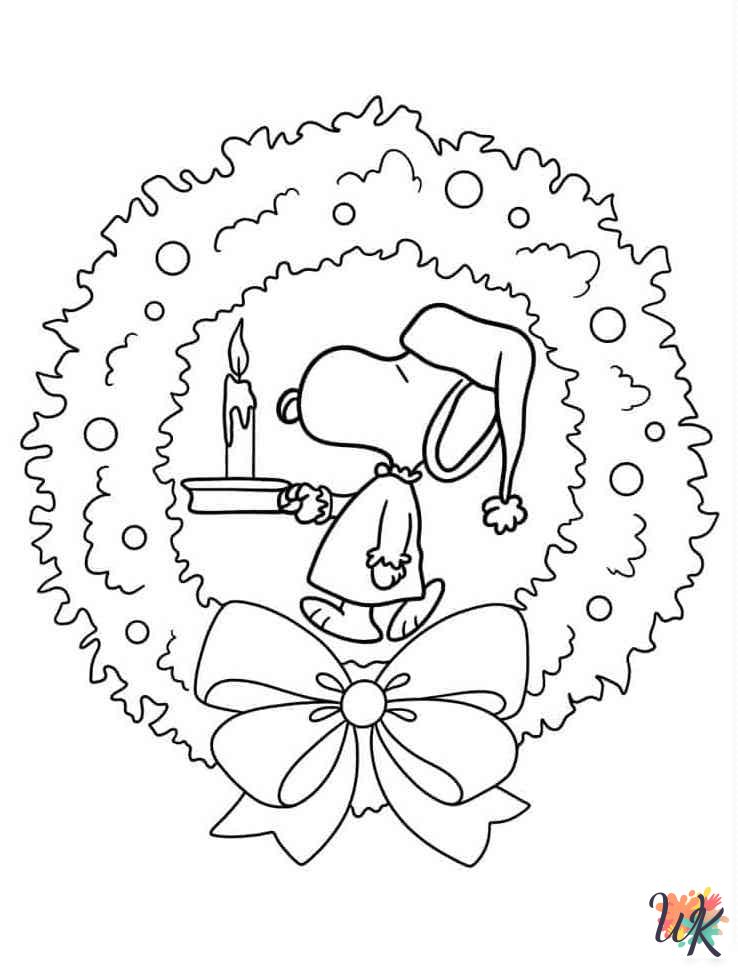 Peanuts coloring pages for kids