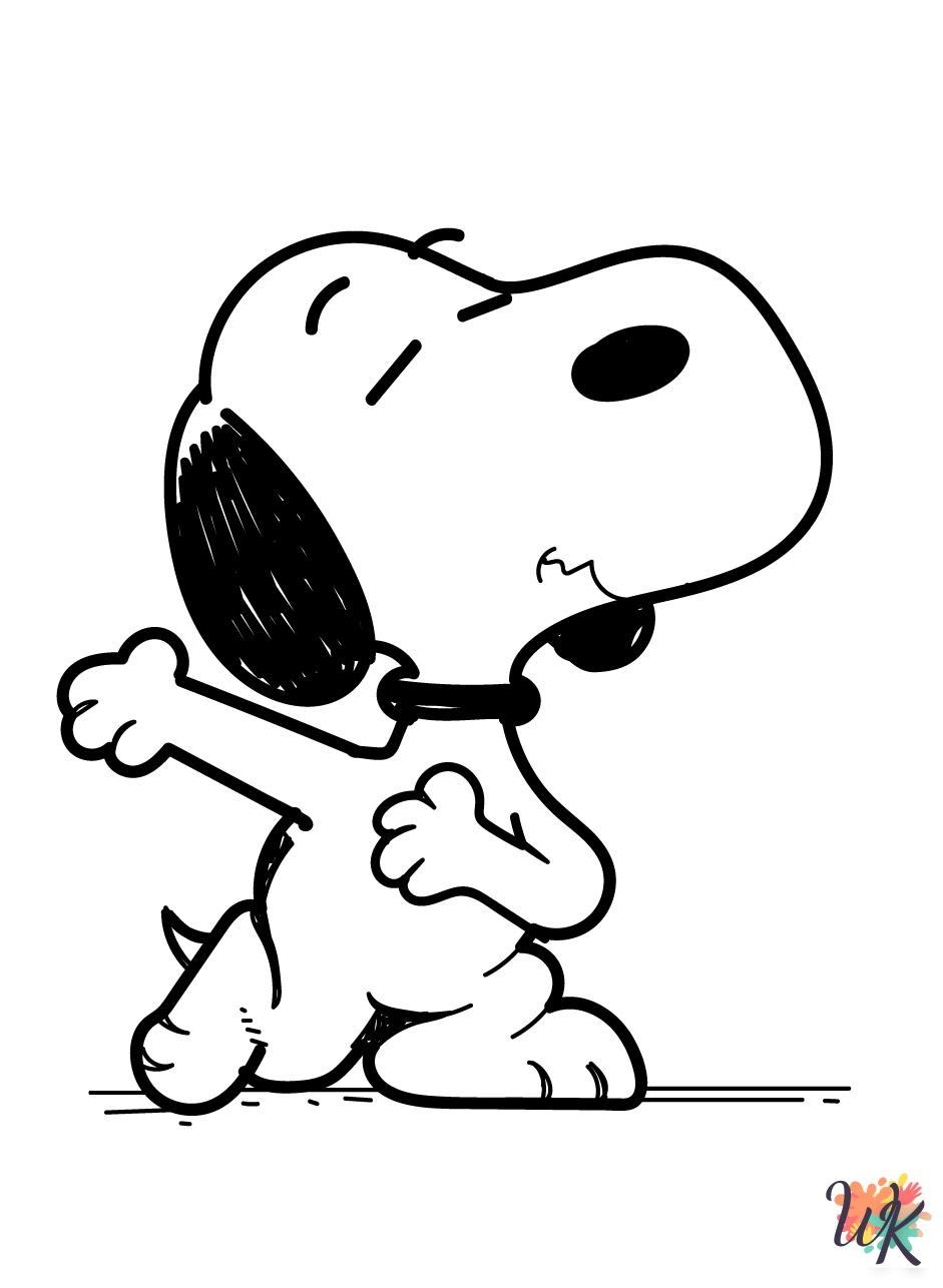 coloring pages for Peanuts