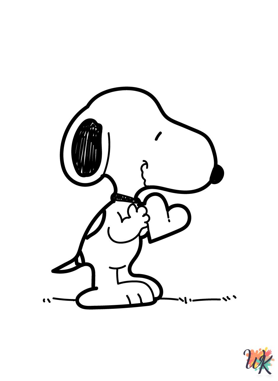 Peanuts coloring pages free