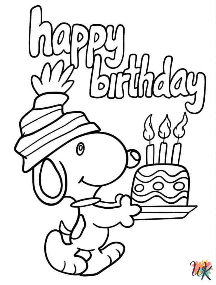 cute Peanuts coloring pages