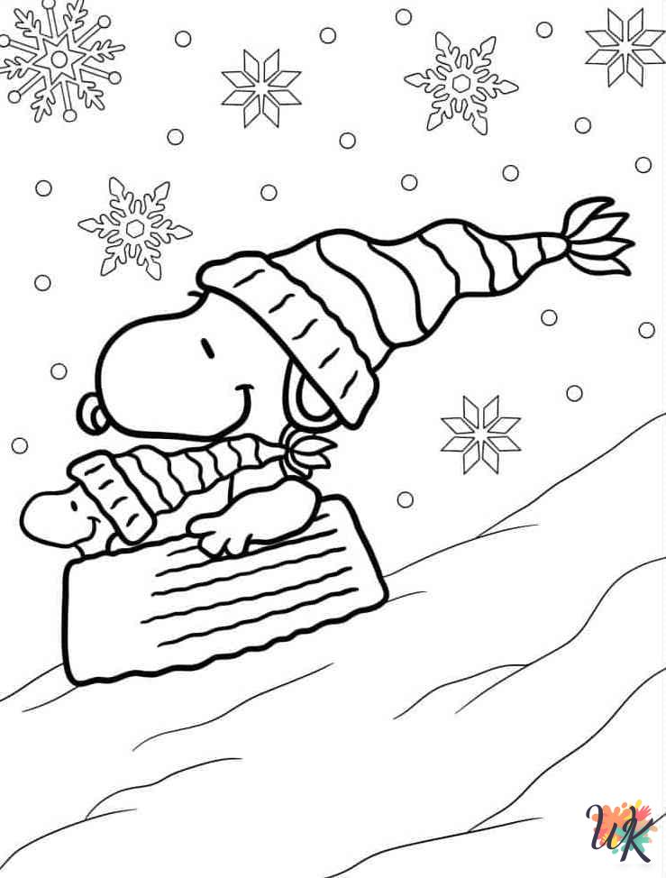 coloring pages for kids Peanuts 1