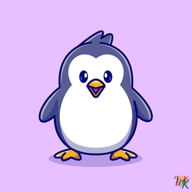Penguin Coloring Pages Thumb