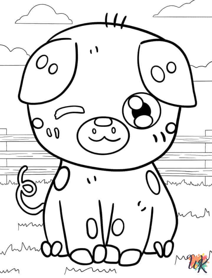 Pigs coloring pages free printable