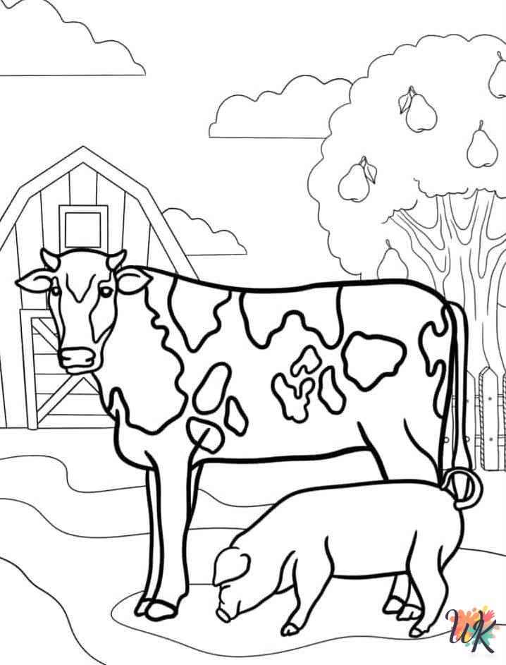 Pigs coloring pages to print 2