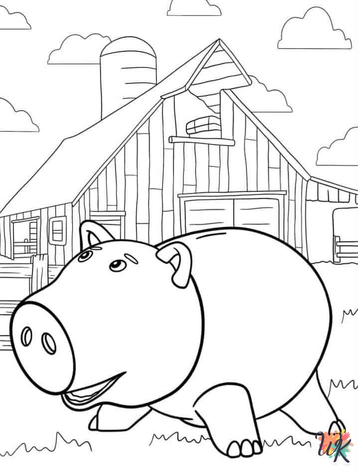 free Pigs coloring pages for kids