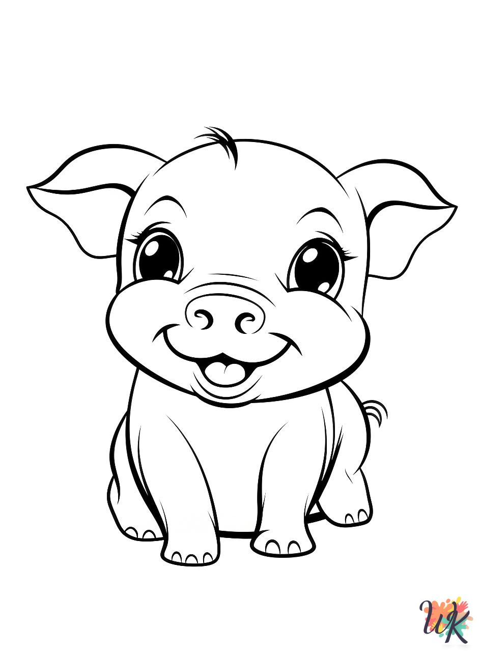coloring pages printable Pigs 1