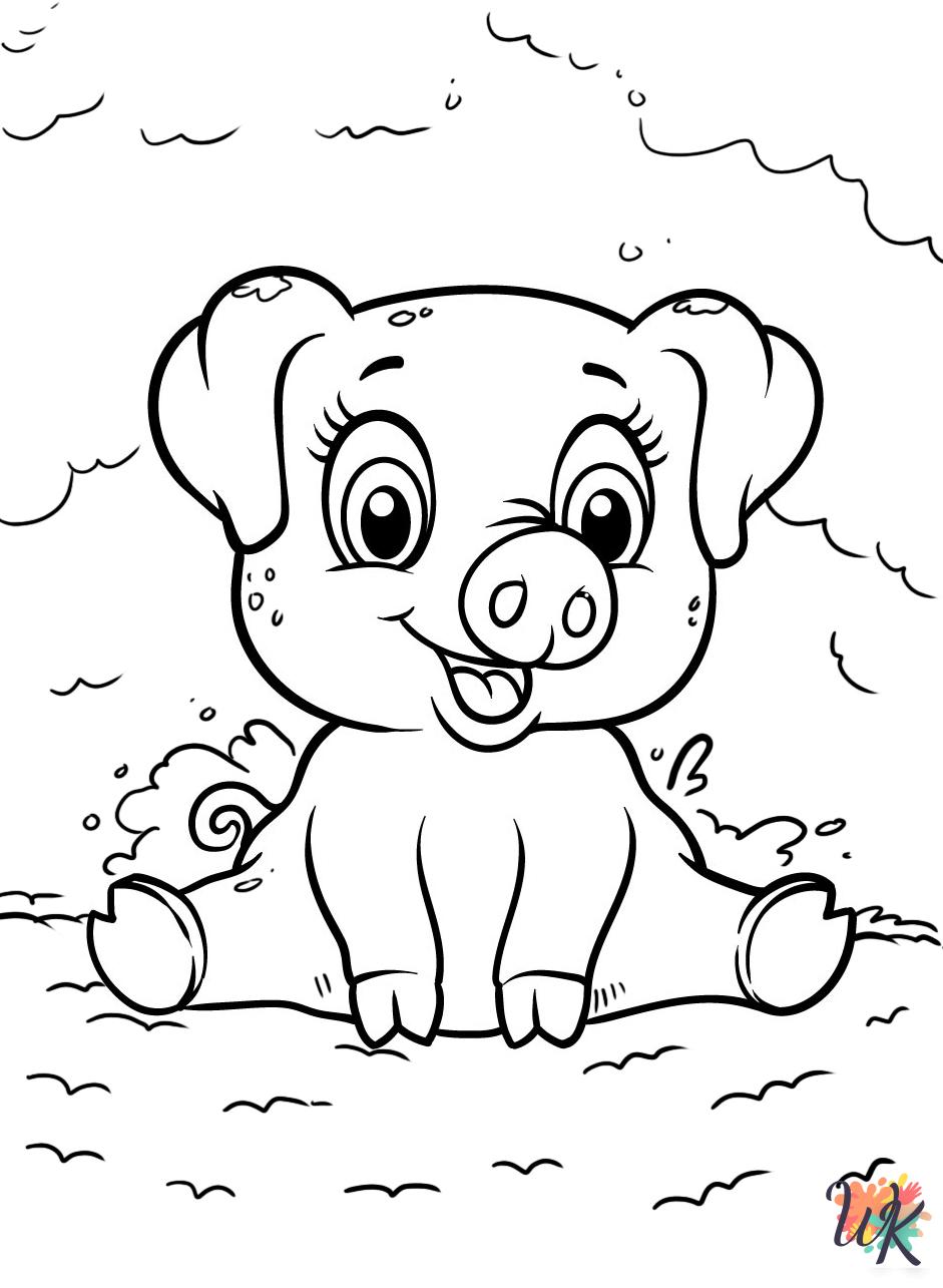 coloring pages for Pigs