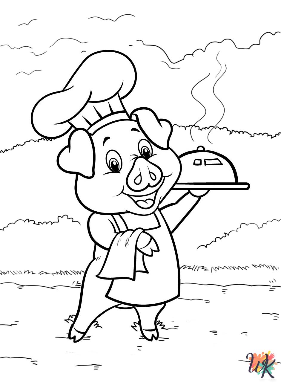 Pigs coloring pages pdf