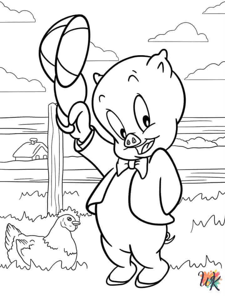 Pigs ornament coloring pages