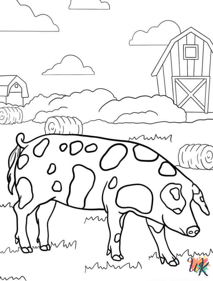 Pigs coloring pages printable