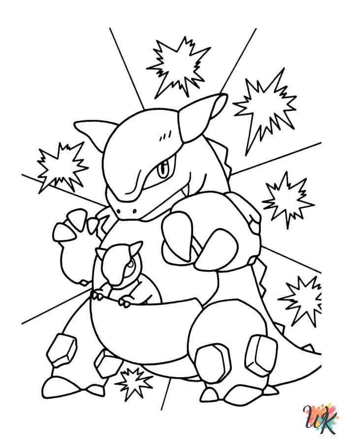 Pokemon Christmas coloring pages grinch