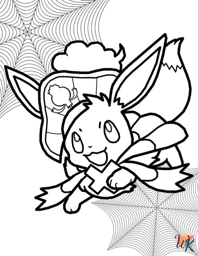 free coloring pages Pokemon Halloween