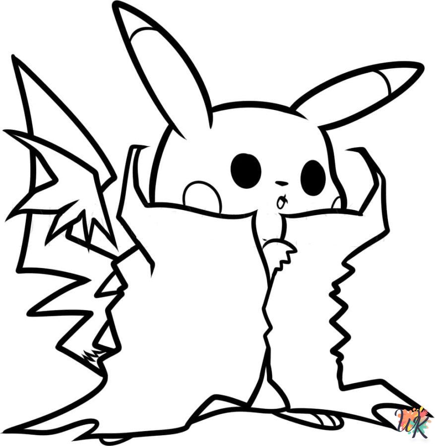 Pokemon Halloween coloring pages for adults pdf