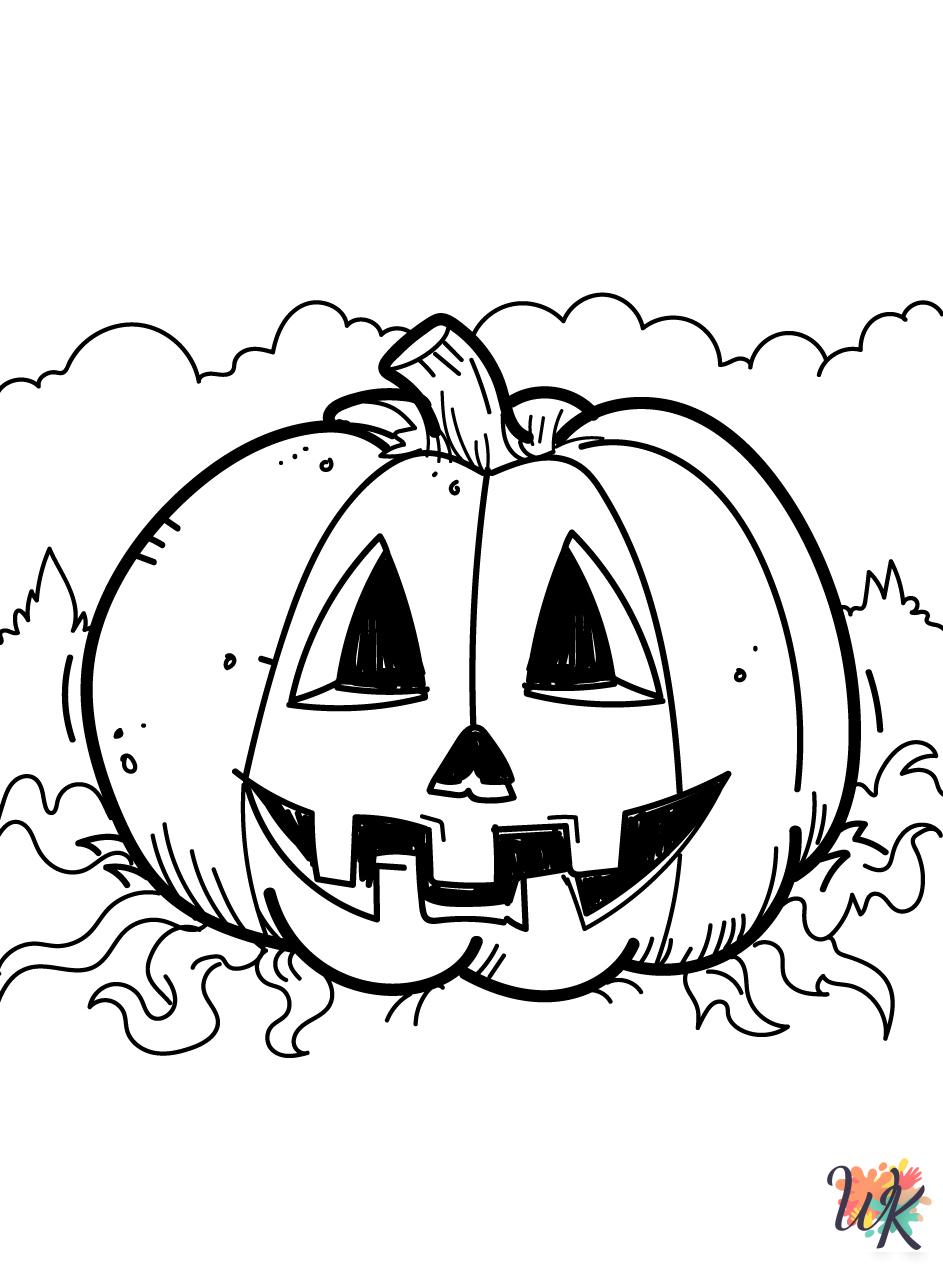 coloring pages for kids Pumpkin
