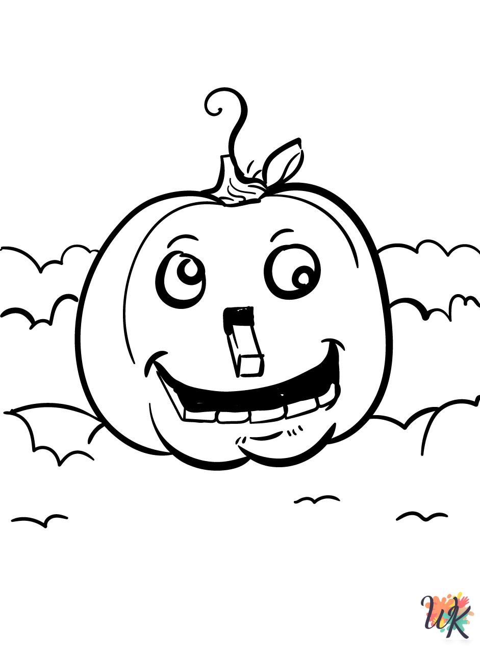 free Pumpkin coloring pages for adults