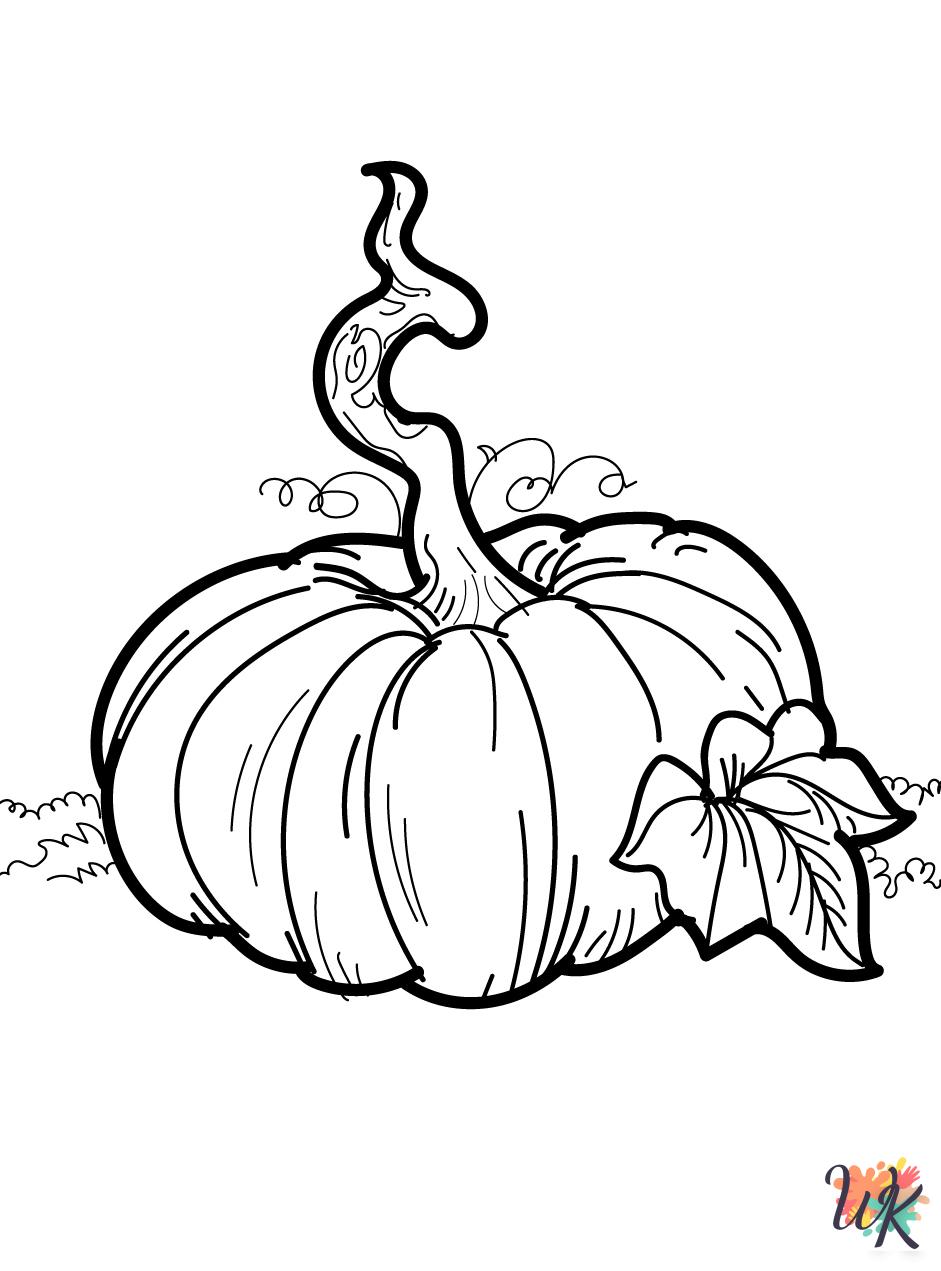 hard Pumpkin coloring pages