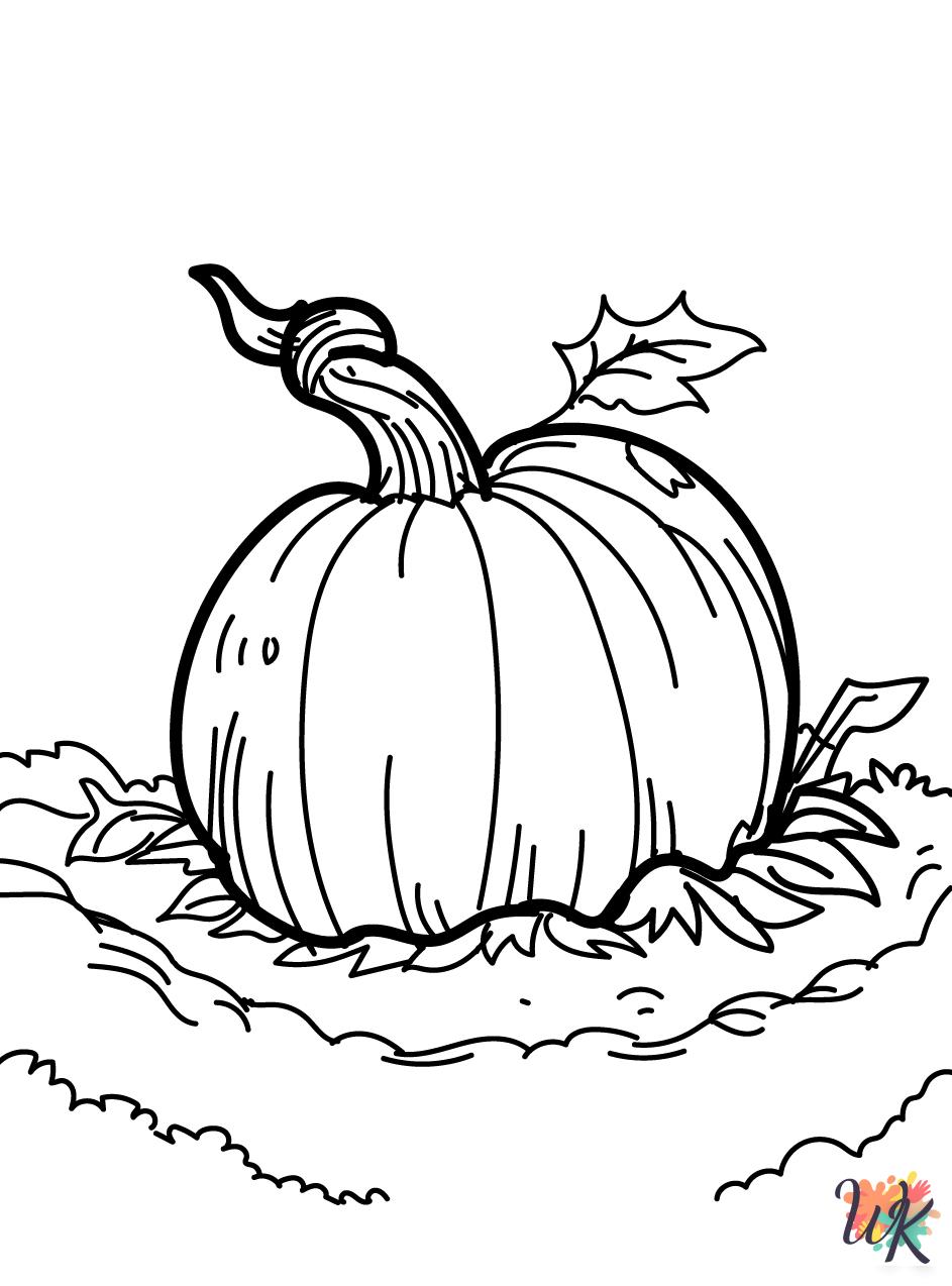 Pumpkin coloring pages free printable