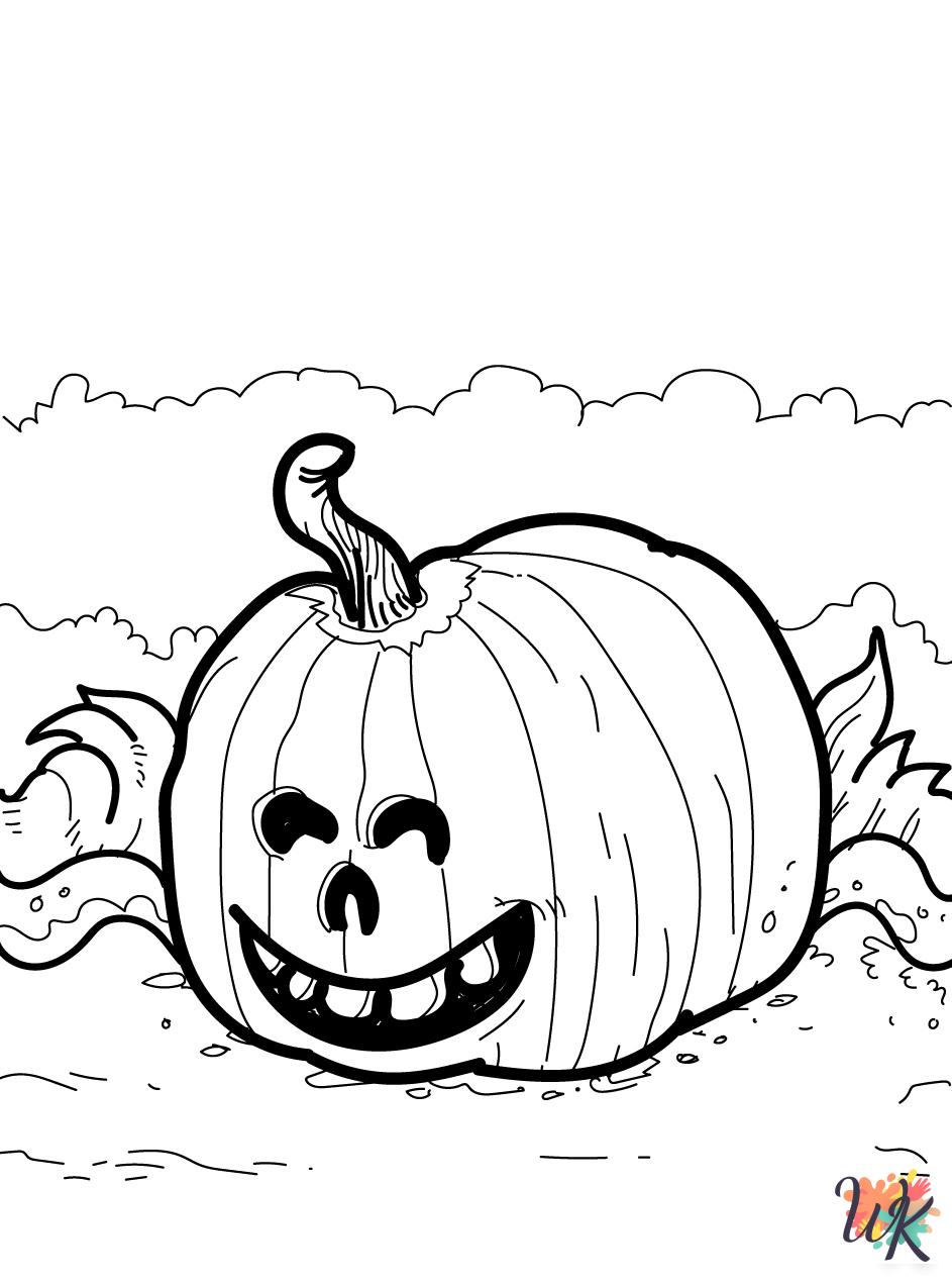 free Pumpkin coloring pages pdf