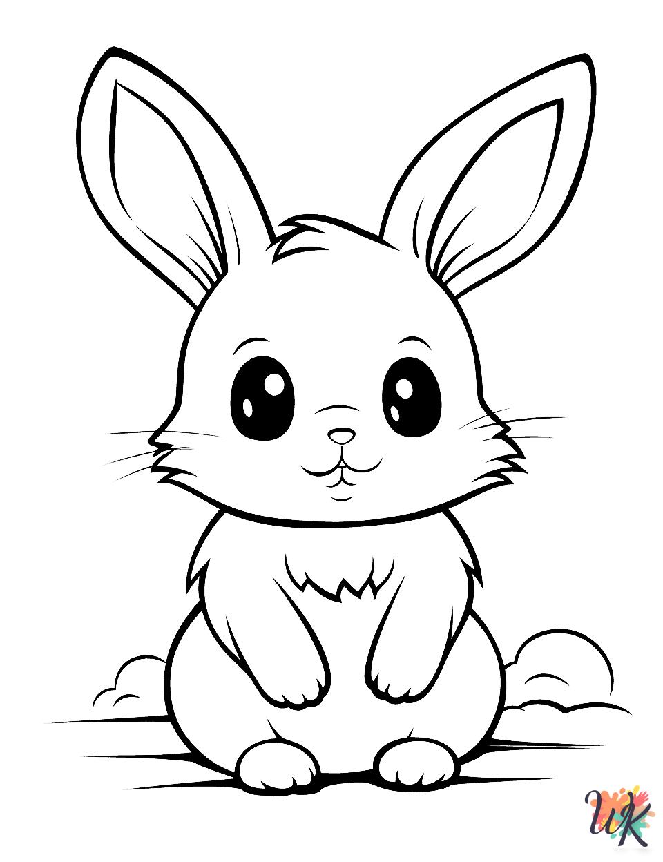 coloring pages printable Rabbits 1