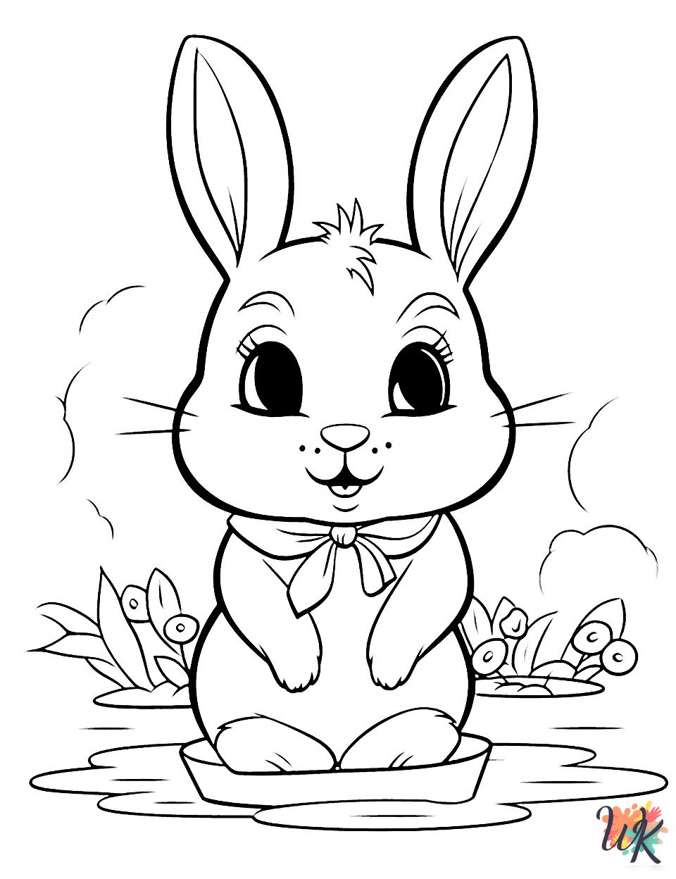 grinch cute Rabbits coloring pages