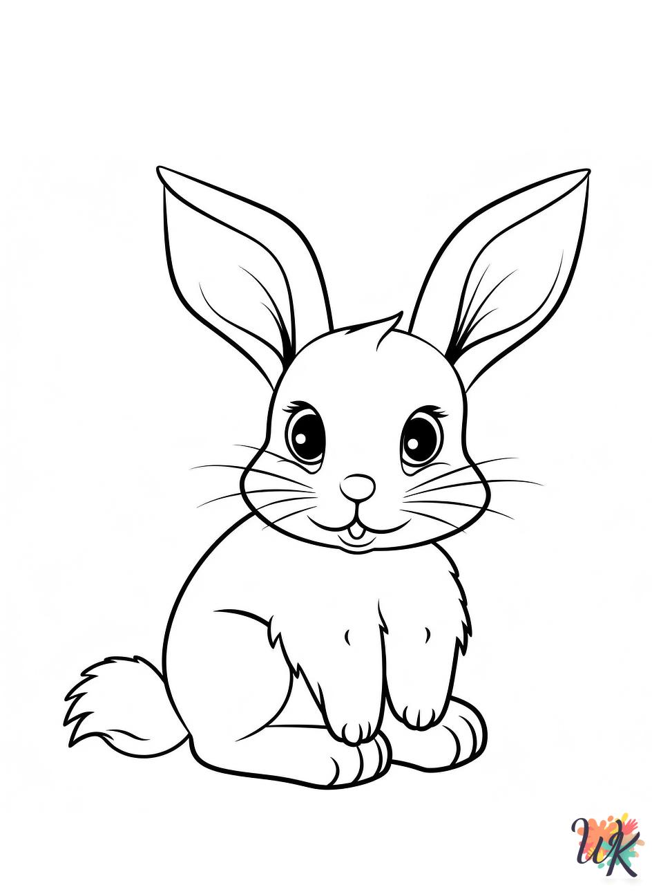 free printable coloring pages Rabbits