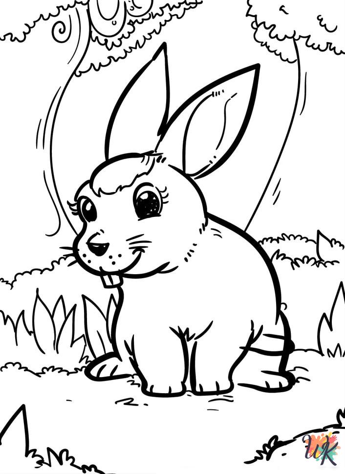 coloring pages for Rabbits