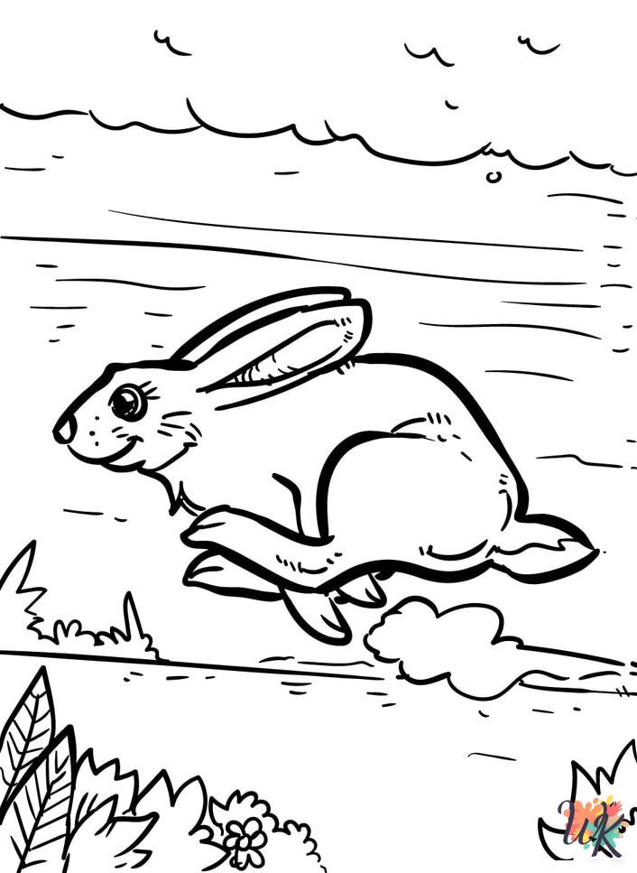 free adult Rabbits coloring pages