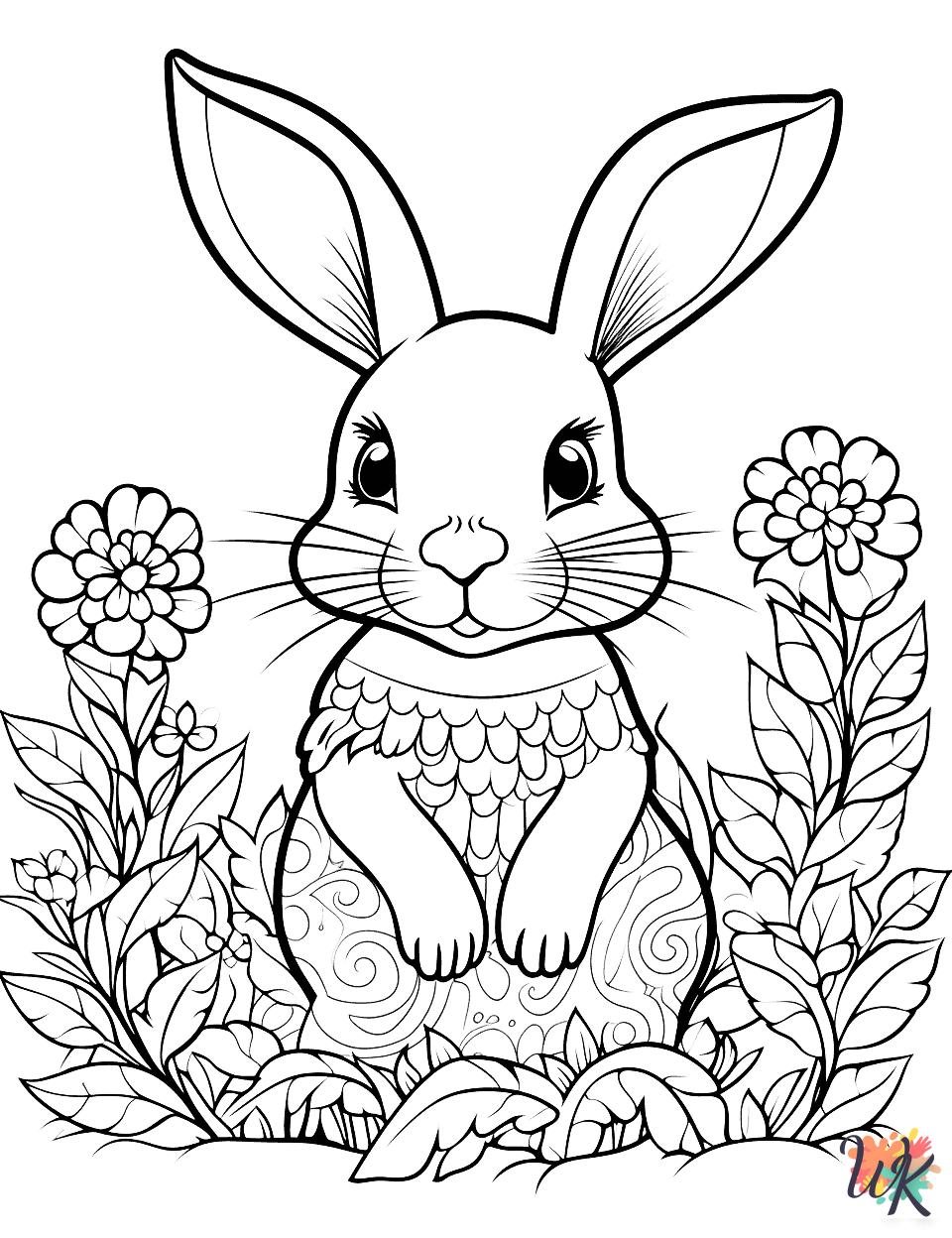 hard Rabbits coloring pages