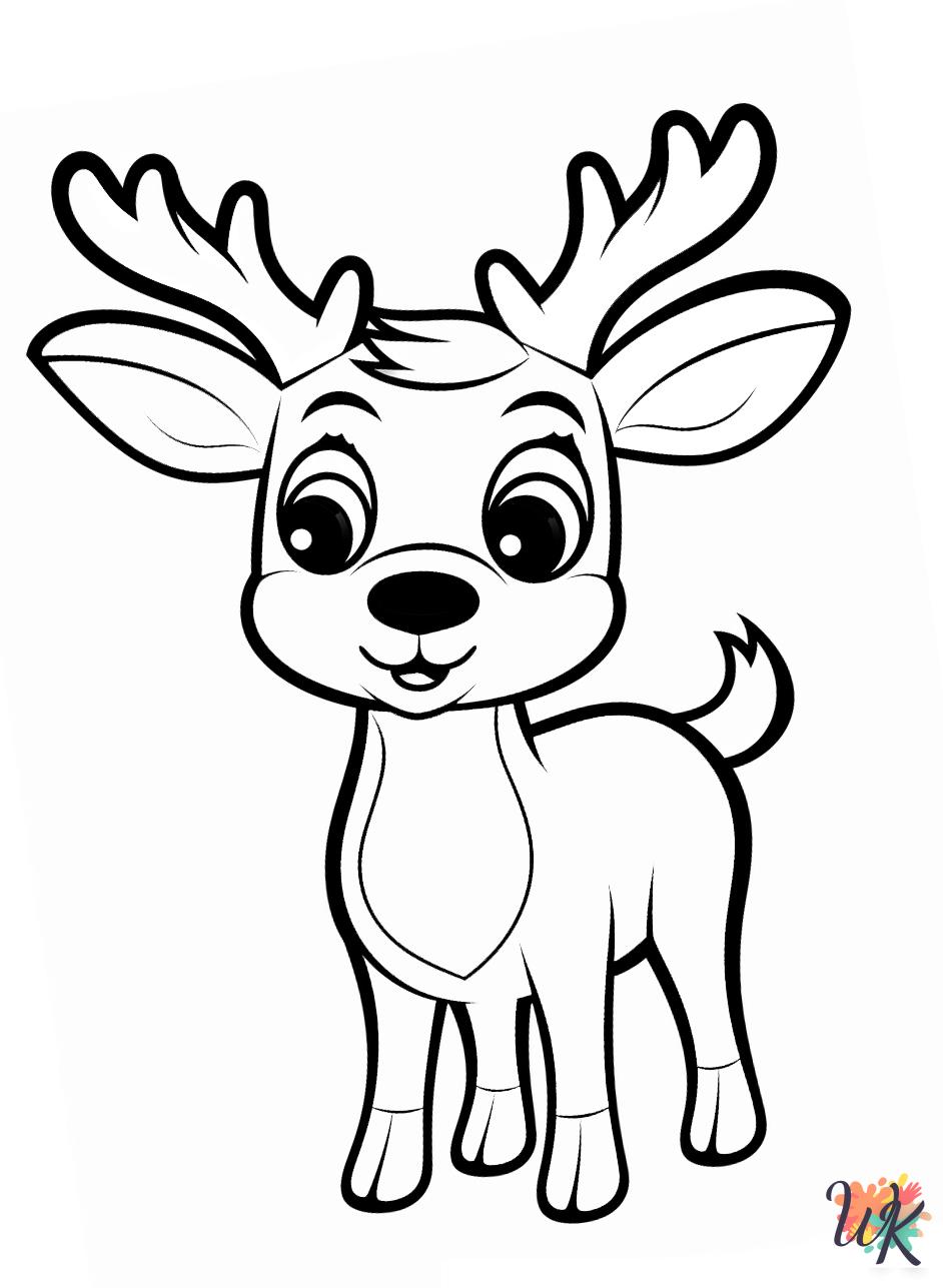 Rudolph printable coloring pages