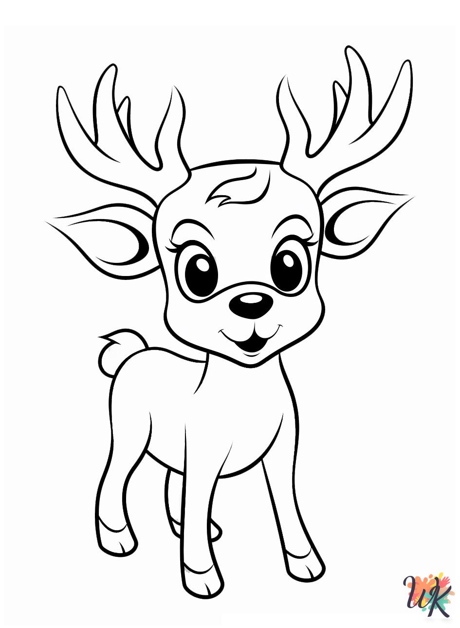 Rudolph adult coloring pages