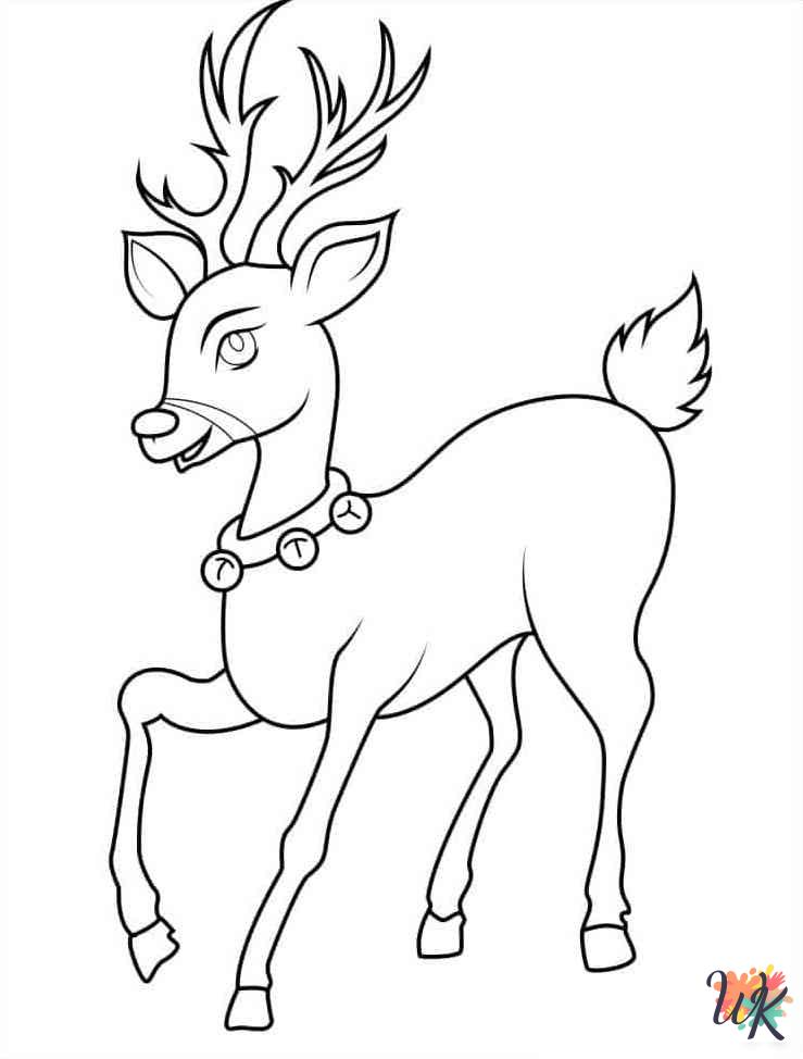free coloring pages Rudolph