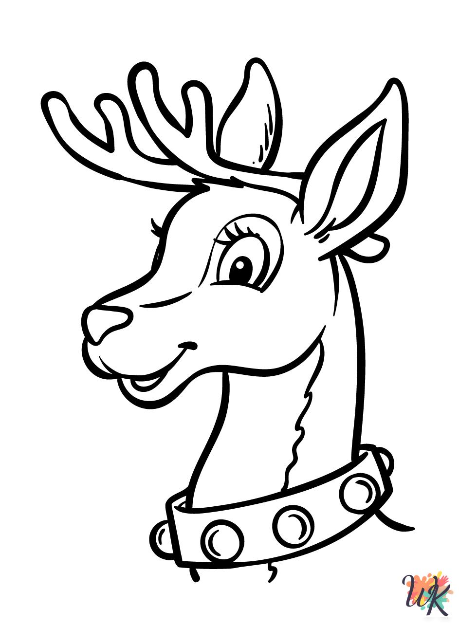 44 Rudolph Coloring Pages For Kids - Fun Wintertime Activity