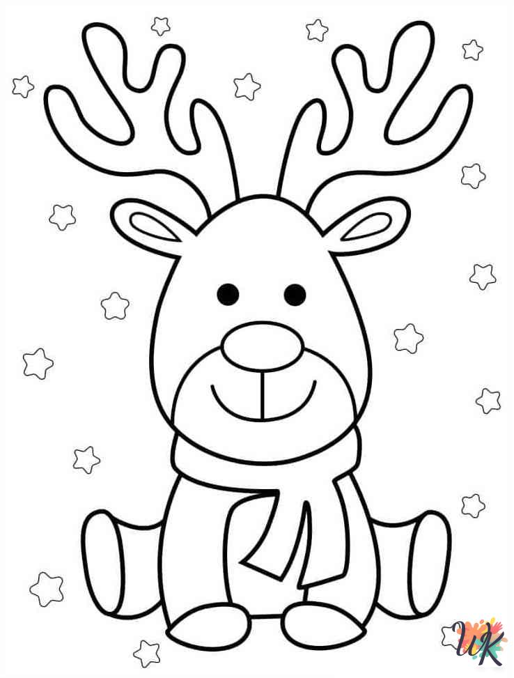 printable coloring pages Rudolph