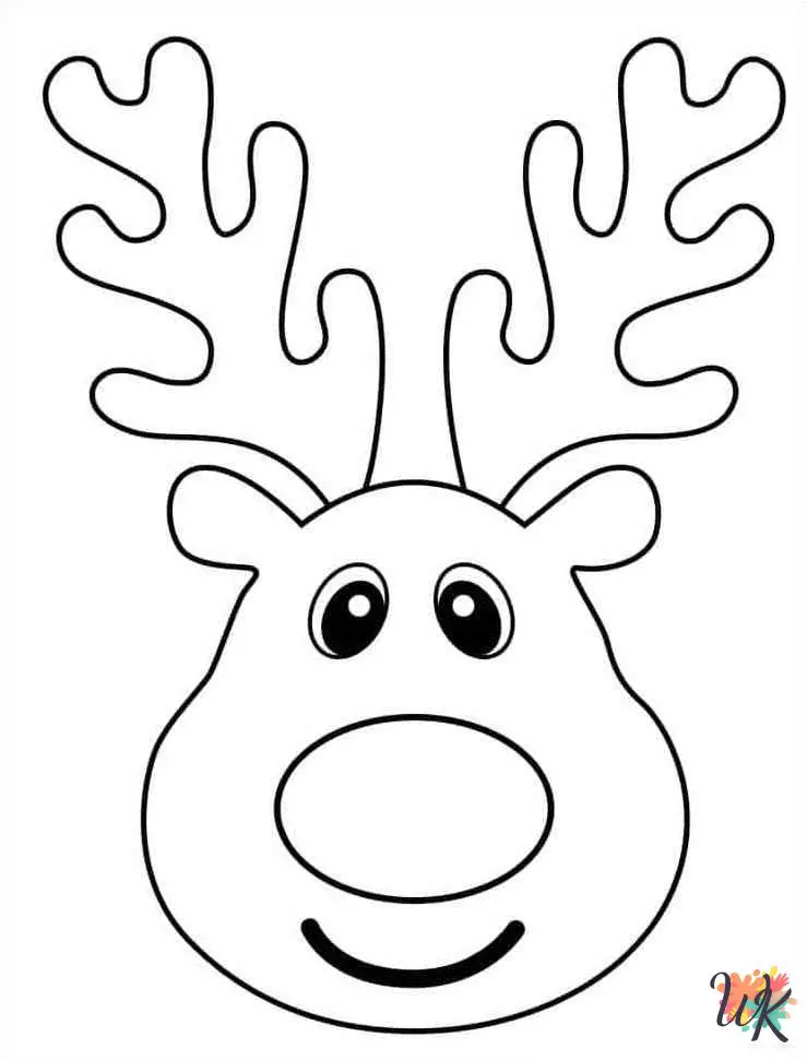 44 Rudolph Coloring Pages For Kids - Fun Wintertime Activity