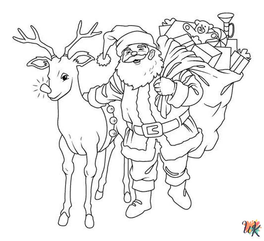 free Santa coloring pages printable
