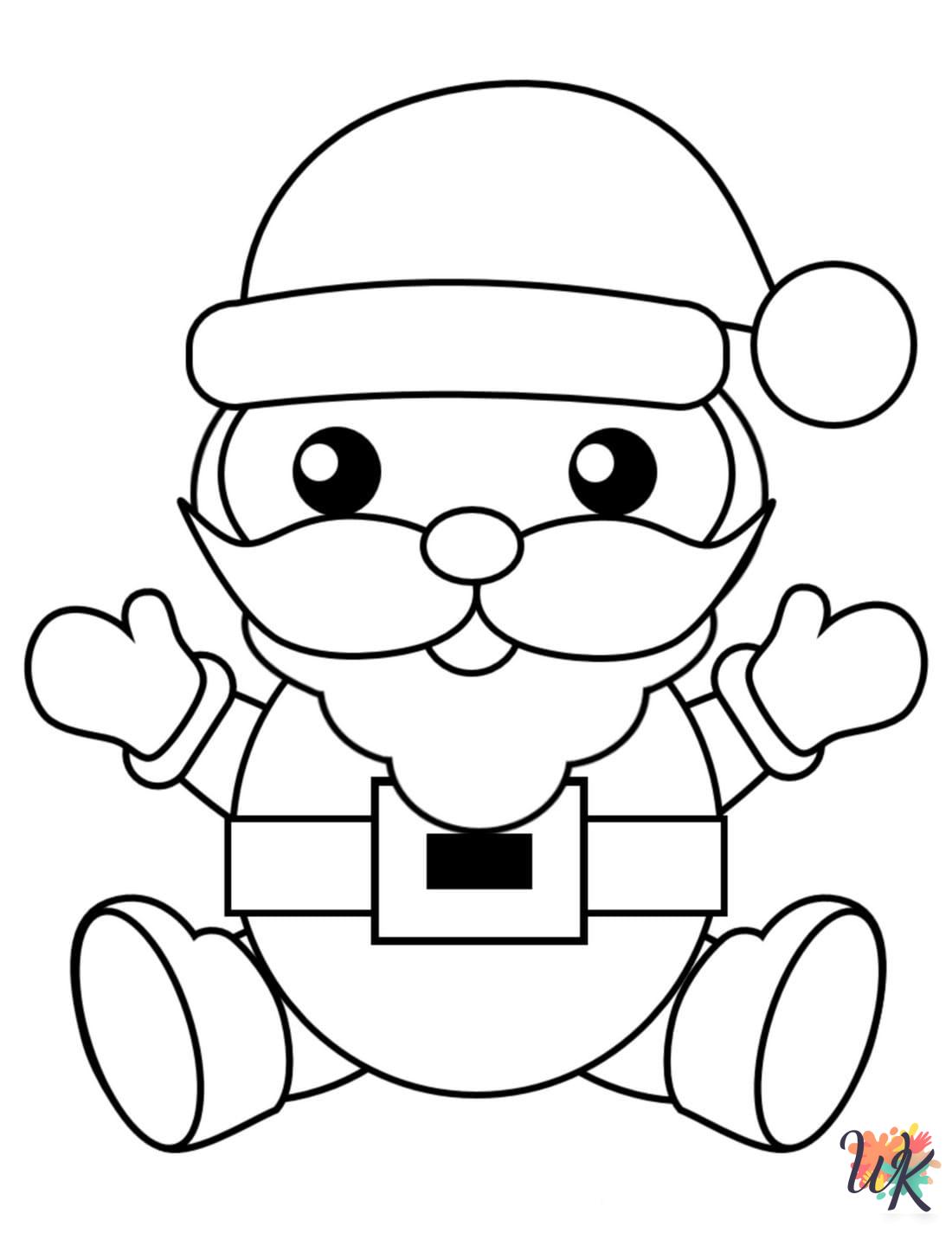 free Santa coloring pages pdf