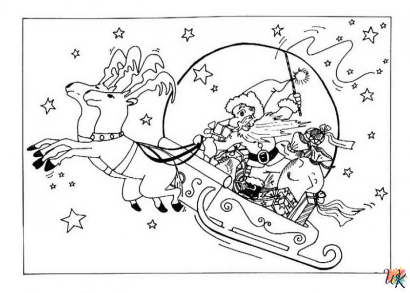 adult coloring pages Santa