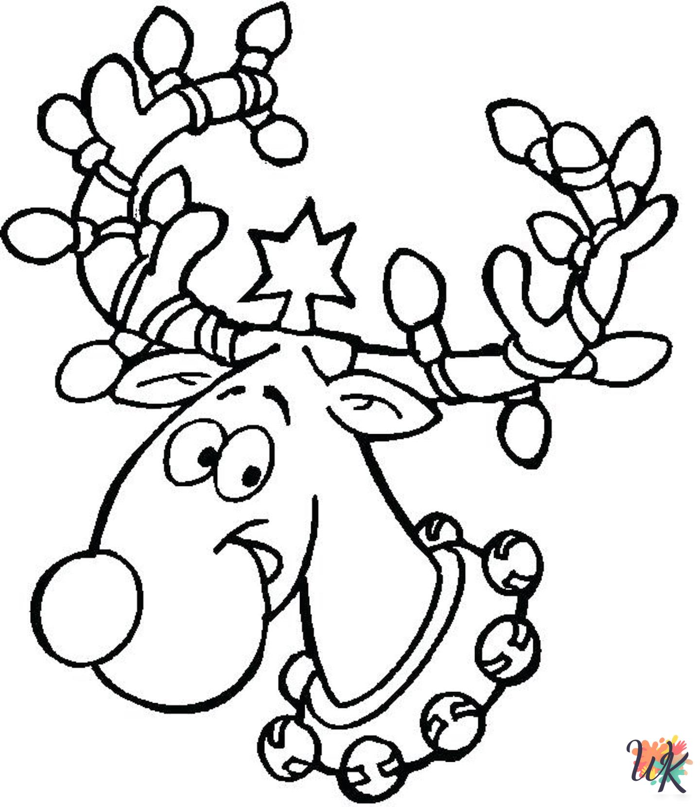 merry Santa coloring pages