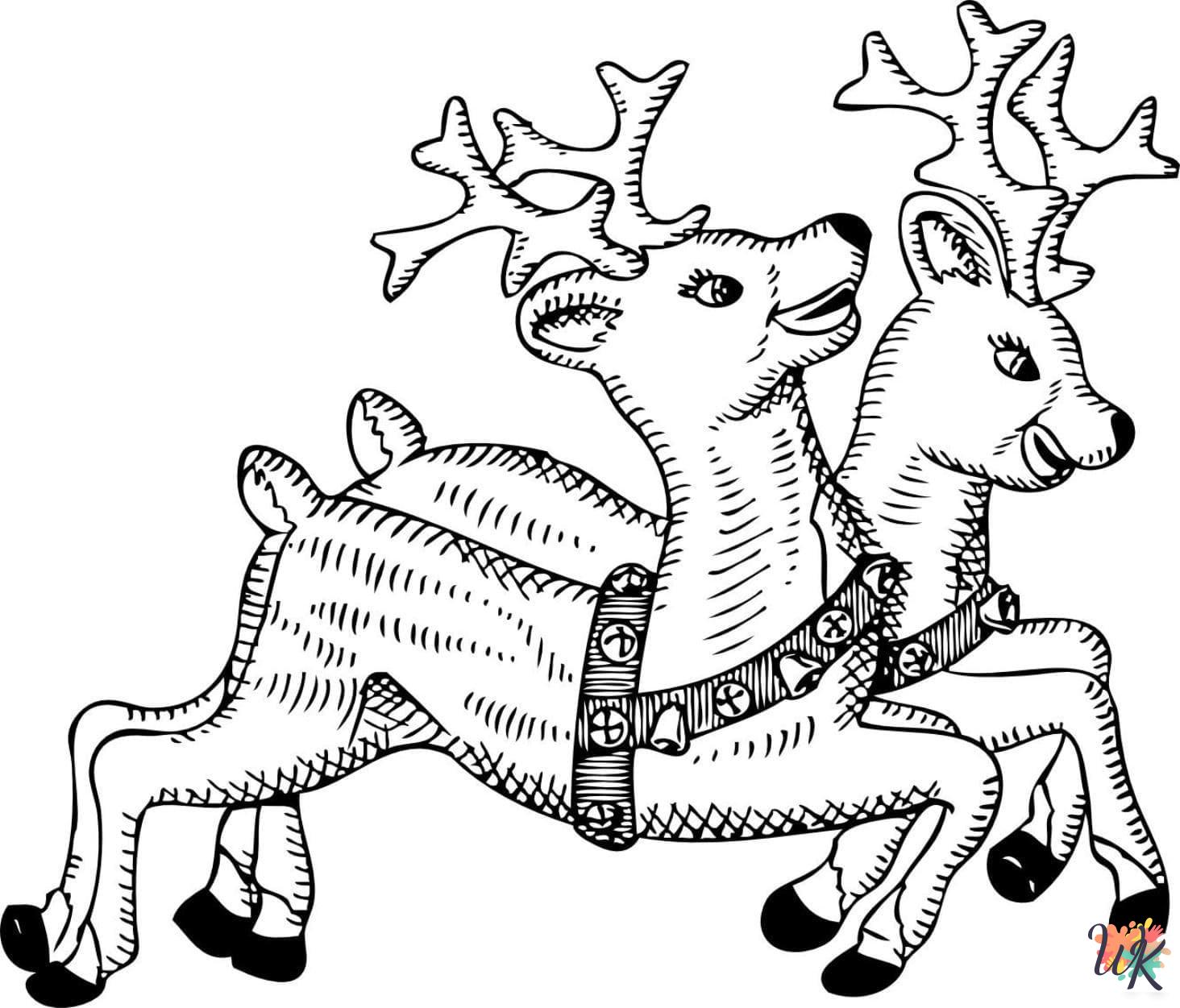 detailed Santa coloring pages