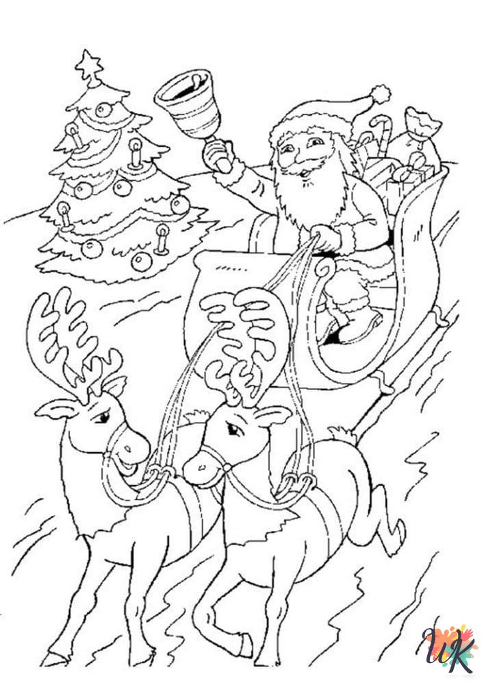 Santa coloring pages grinch