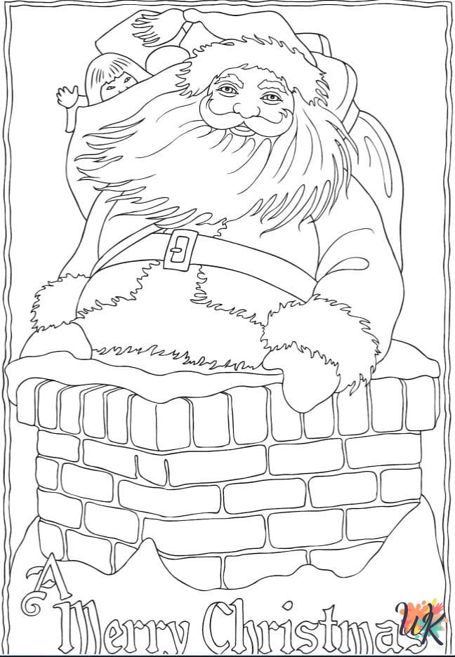 coloring pages for Santa
