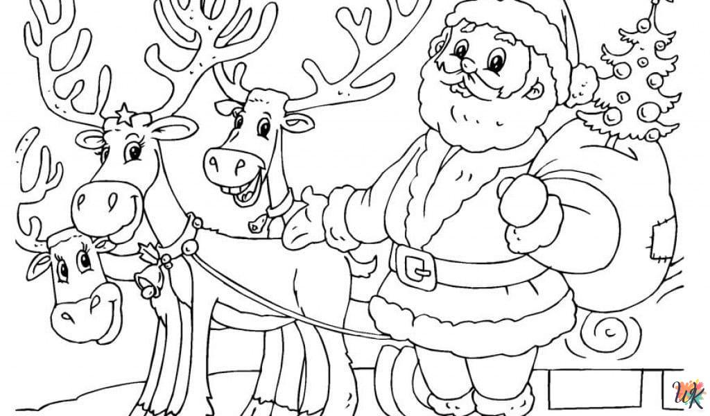 free Santa coloring pages printable