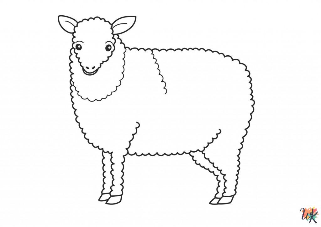 coloring Sheep pages