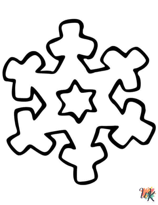 adult Snowflake coloring pages