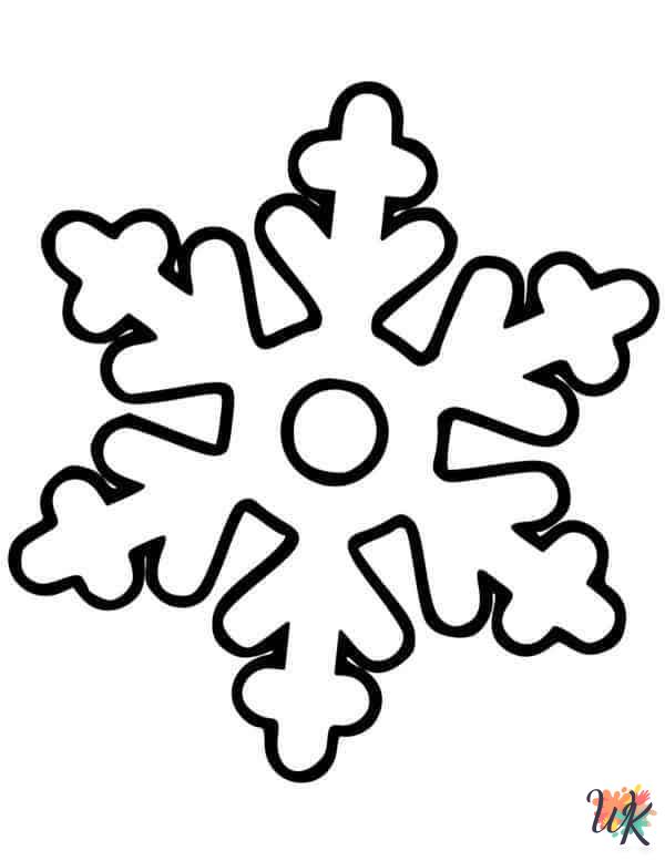 free Snowflake coloring pages printable