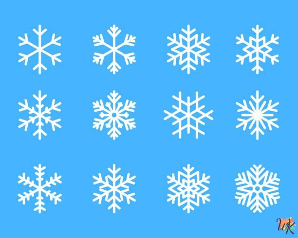 Snowflake Coloring Pages Thumb