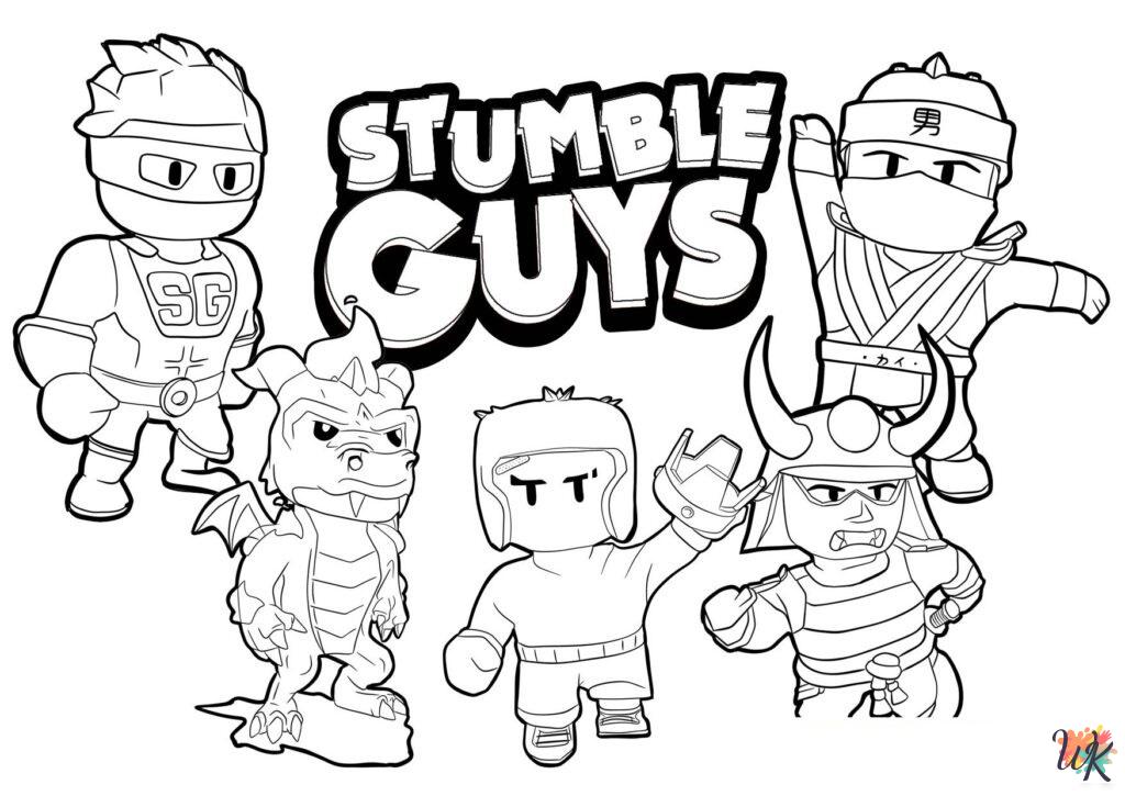 coloring pages for kids Stumble Guys