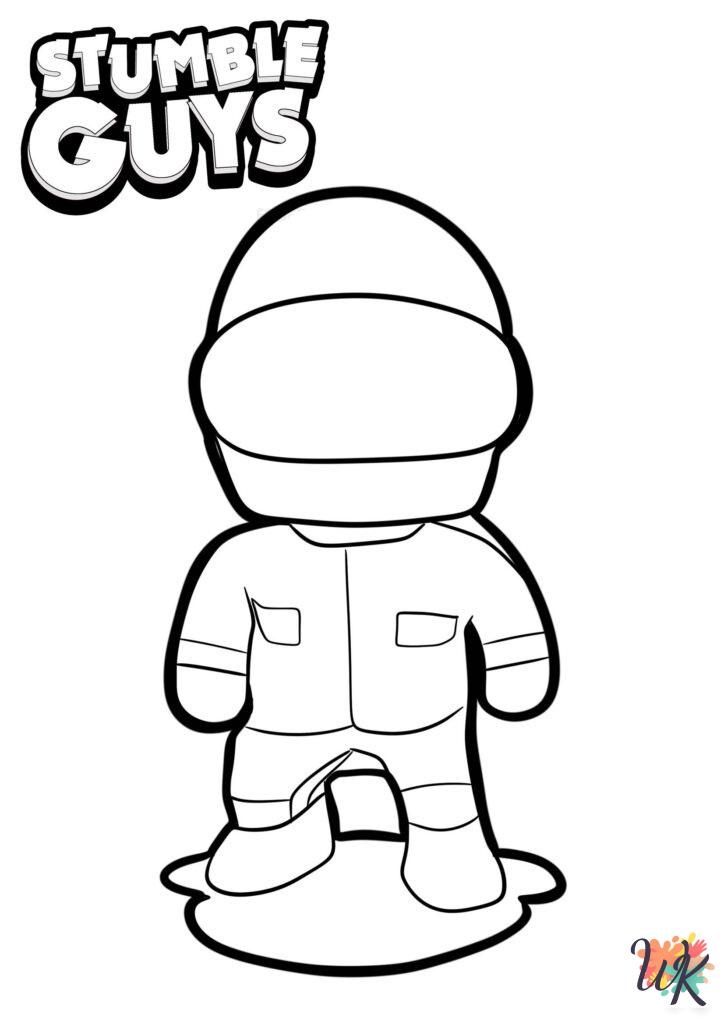 printable Stumble Guys coloring pages for adults