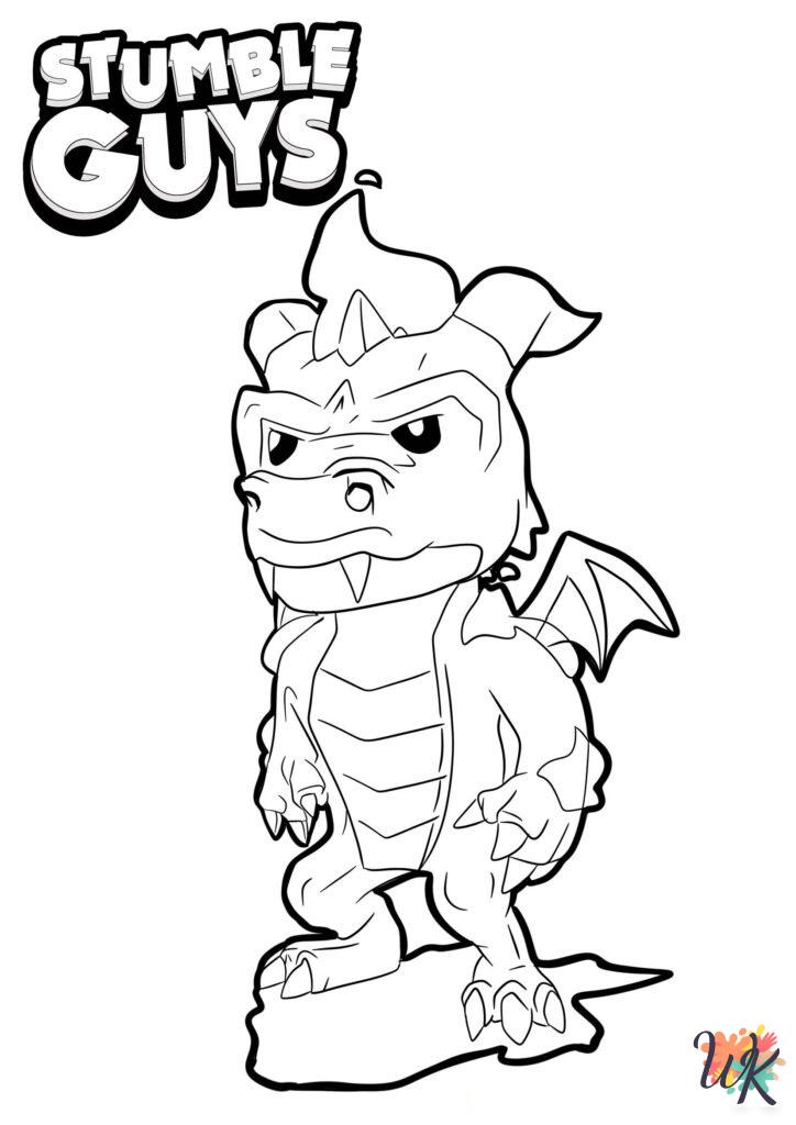 cute Stumble Guys coloring pages